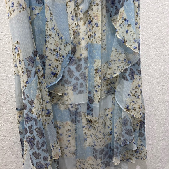 PLAYA LUCILE • Blue Patchwork Sarong • sz Small • - Picture 9 of 16